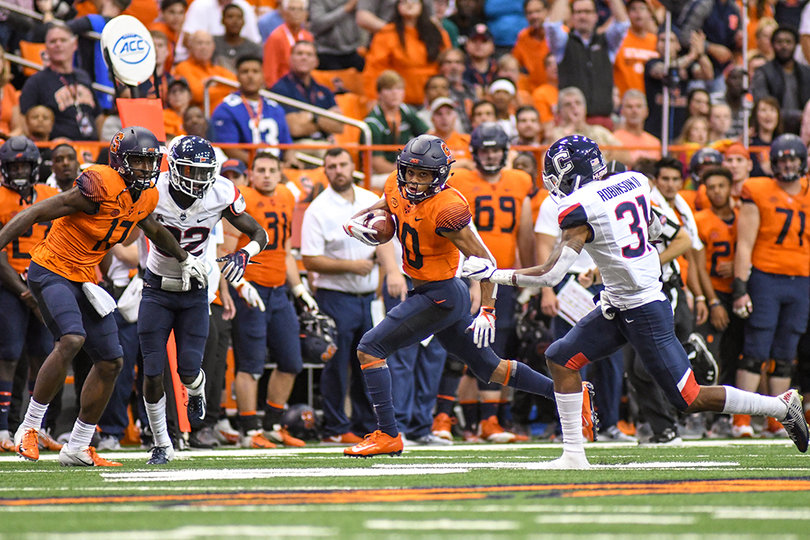 Riley had 279 all-purpose yards in his breakout game.