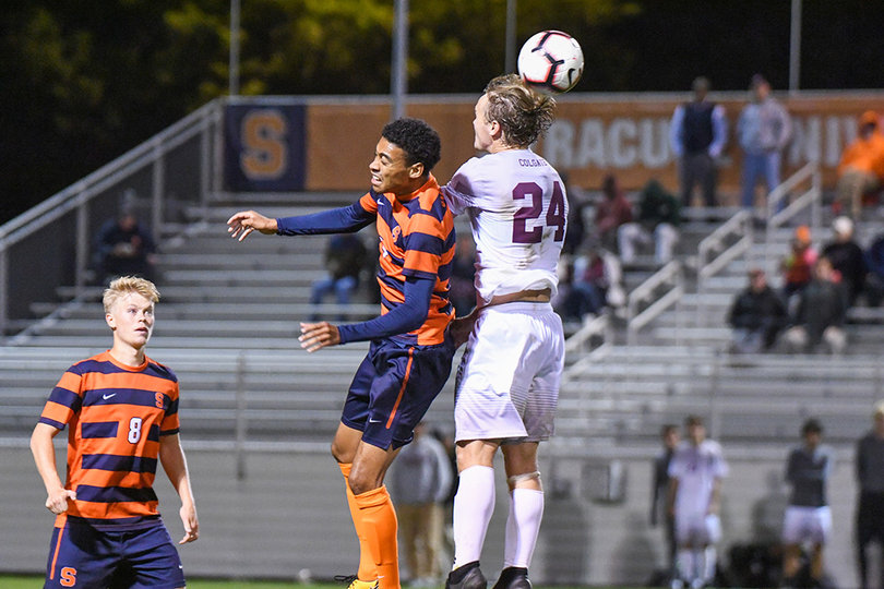 Syracuse and Colgate combined for 29 fouls in a physical game. 