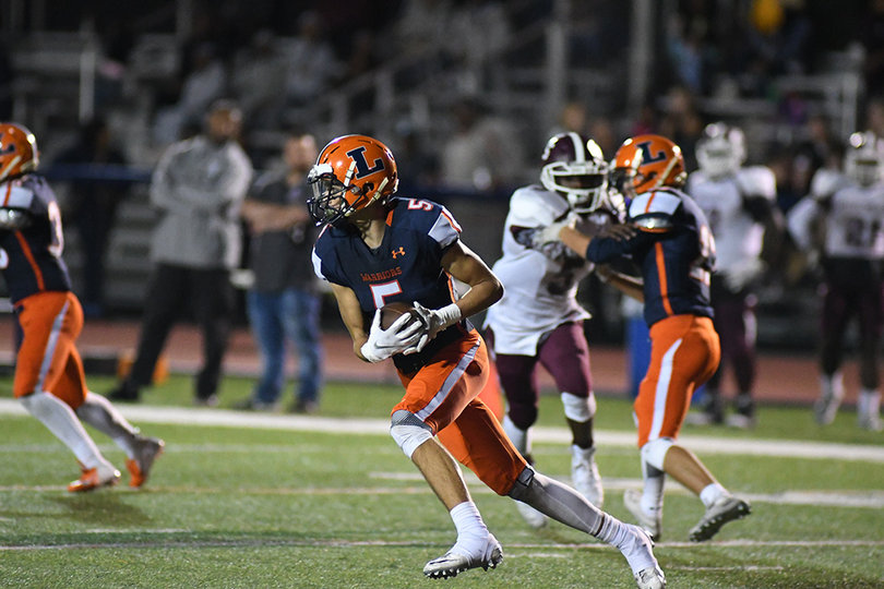 The punt return for Ohlemacher was 38 yards to bring the ball over midfield.