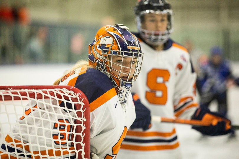 Syracuse will need to replace longtime goalie Abbey Miller. 