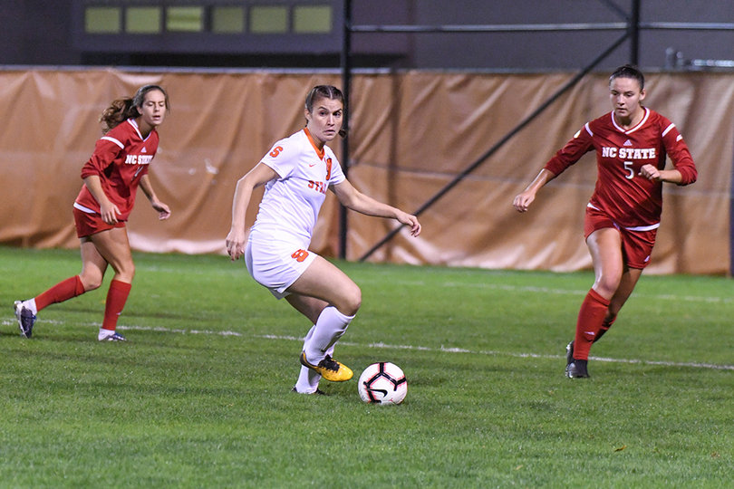 Drina Domic assisted on a goal for SU.