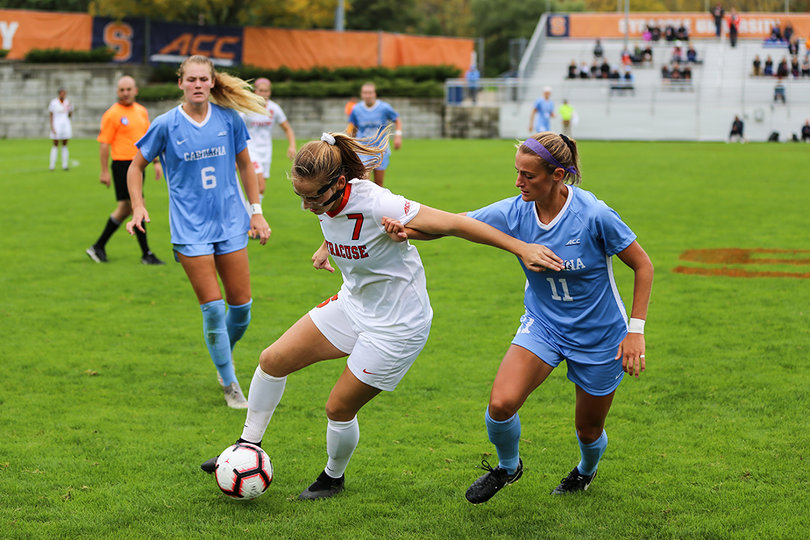Taylor Bennett took one of SU's five shots on Sunday, not on goal.