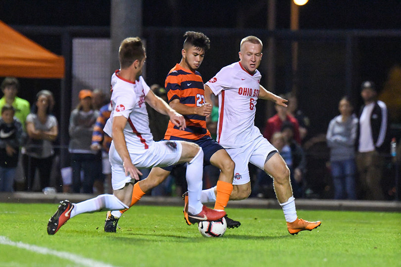 Raposo started the game off with an assist to Ferrin for SU’s opening goal.