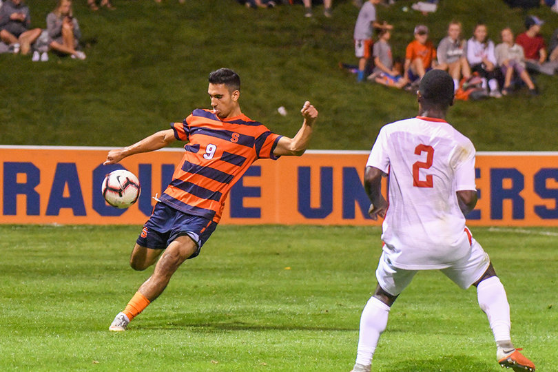 Ferrin finished the day off for the Orange with his second goal of the day to push SU’s lead to three.