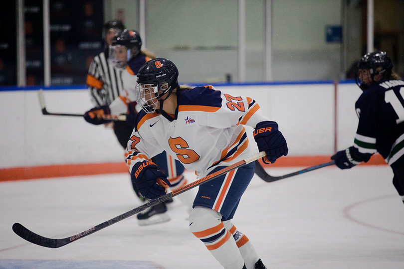 Syracuse has scored less than two goals in two of its three goals this season. 