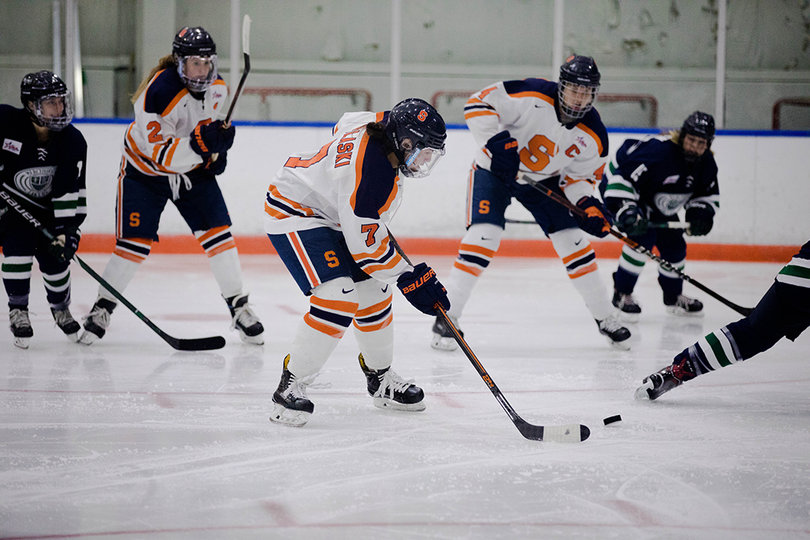 Emma Polaski's lone shot came in the third period. 
