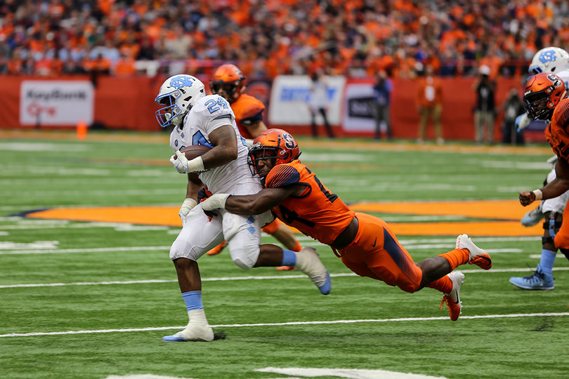 Shyheim Cullen had five total tackles in SU's win.