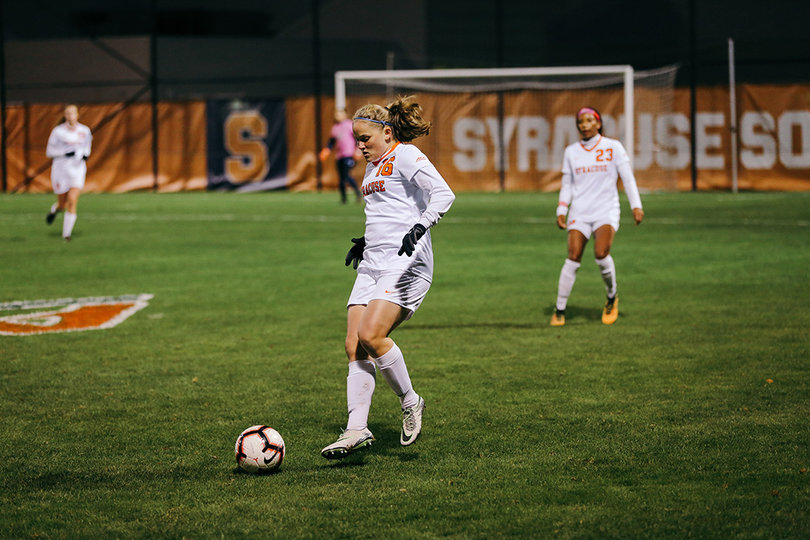 Laurel Ness was the only Syracuse player with multiple shots on the night. 