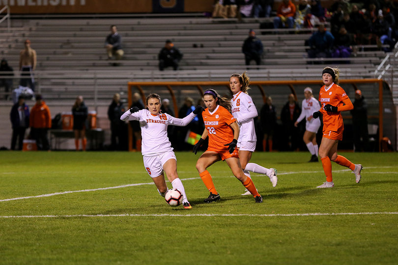 All of SU's shots on-goal came in the final 15 minutes of the game. 