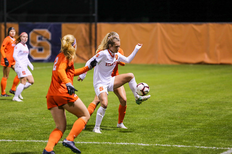 Kate Hostage scored four goals this year but didn't score in conference play.