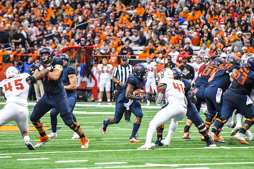 The Orange ran for 81 yards against the Wolfpack.