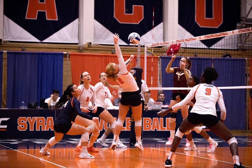 Syracuse was unprepared for a powerful shot by Boston College. 