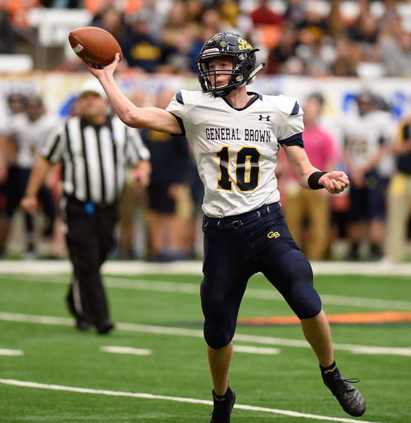 Heller threw for 137 yards in the General Brown loss.