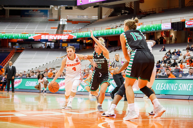 Tiana Mangakahia only turned the ball over once, something that she's trying to limit this season.