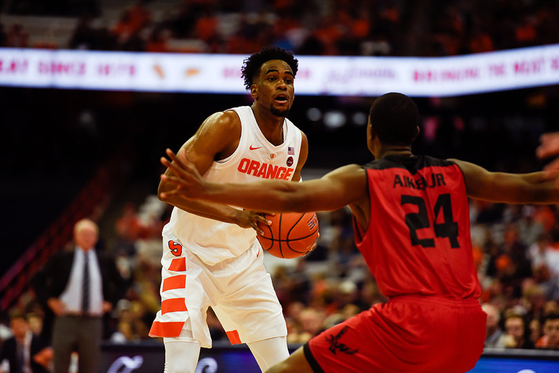 Sophomore forward Oshae Brissett led the Orange with 20 points.