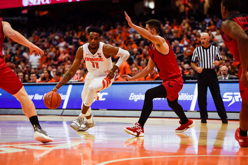 Brissett scored his 20 points by both driving to the rim and shooting from outside.