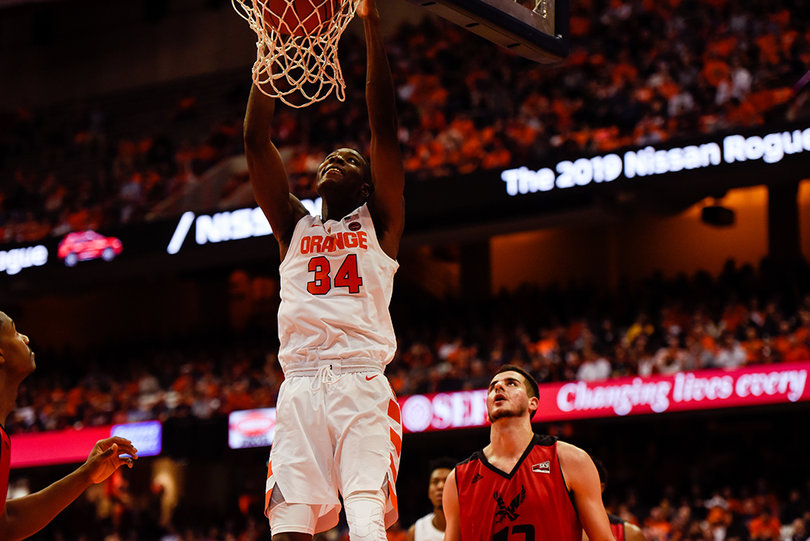 Sophomore forward Bourama Sidibe battle a lingering knee injury last season, but both he and head coach Jim Boeheim say he’s much healthier entering the 2018-19 campaign.
