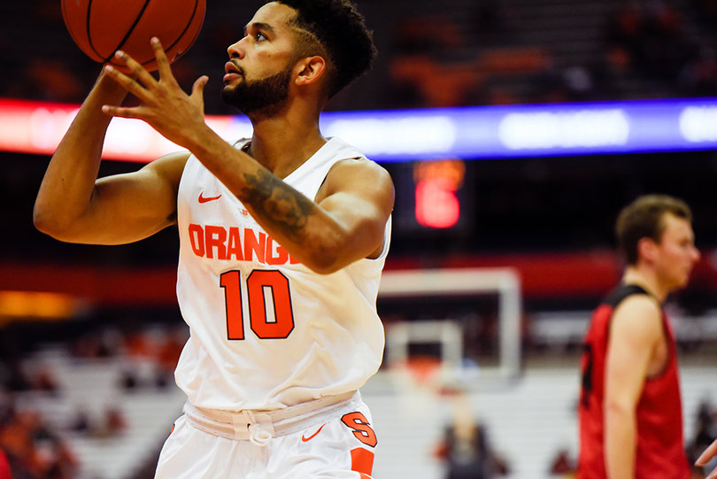 Washington could provide SU’s backcourt some breather time by coming off the bench to play. 