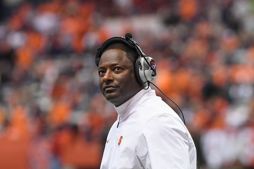 Babers has led the Orange to eight wins this season, equaling his first two seasons at SU combined. 