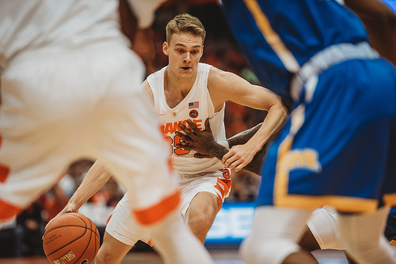 Syracuse won, 84-70, with the help of freshman guard Buddy Boeheim’s three points and three rebounds over 25 minutes of play. 