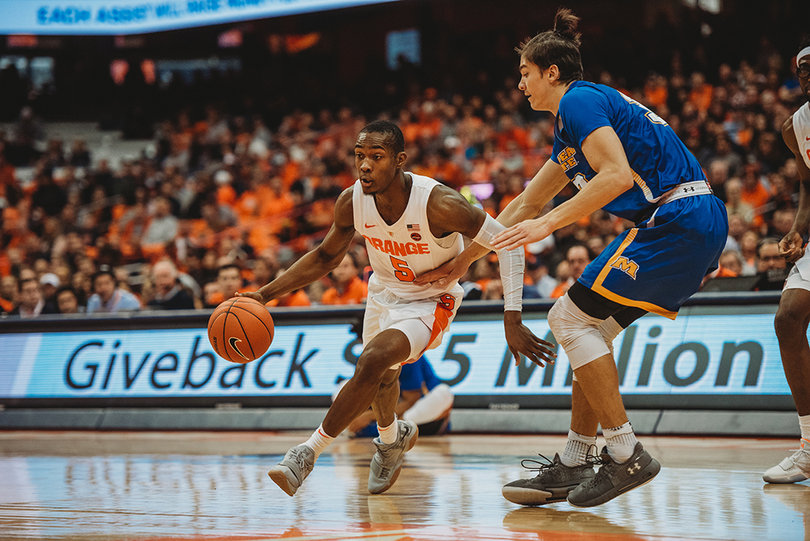 Freshman point guard Jalen Carey was at times careless with the ball. He had four turnovers, zero points and two assists in 15 minutes of action. 