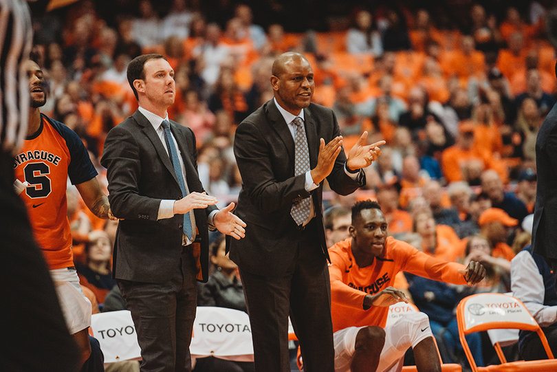 The Orange pulled away late in the game. Boeheim said he was “Happy to get a win here. Trust me.”