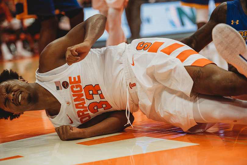 In front of 21,012 fans, the Orange shot 41.2 percent from the field and only 18.8 percent from deep. 