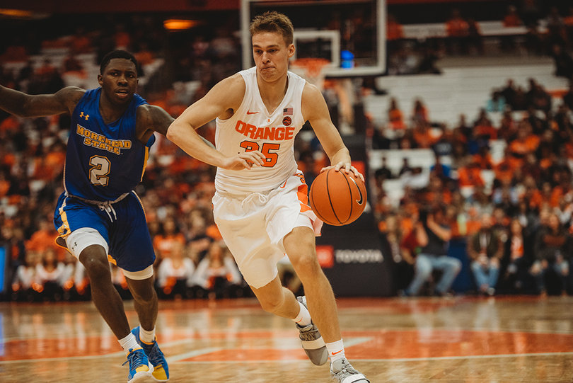 Buddy Boeheim went just 1-for-7 from the field in an off-night for the freshman. 