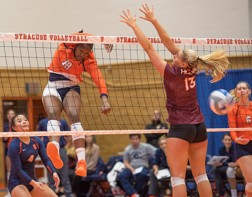 Ebangwese attacked efficiently, committing only one error on the attack.