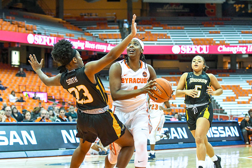 Raven Fox made her lone shot of the night.