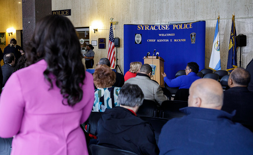Almost 100 people attended, including local first responders, journalists and government representatives.