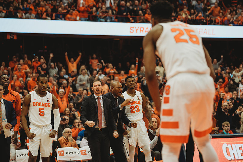 The Carrier Dome erupted behind Battle’s outstanding play. 