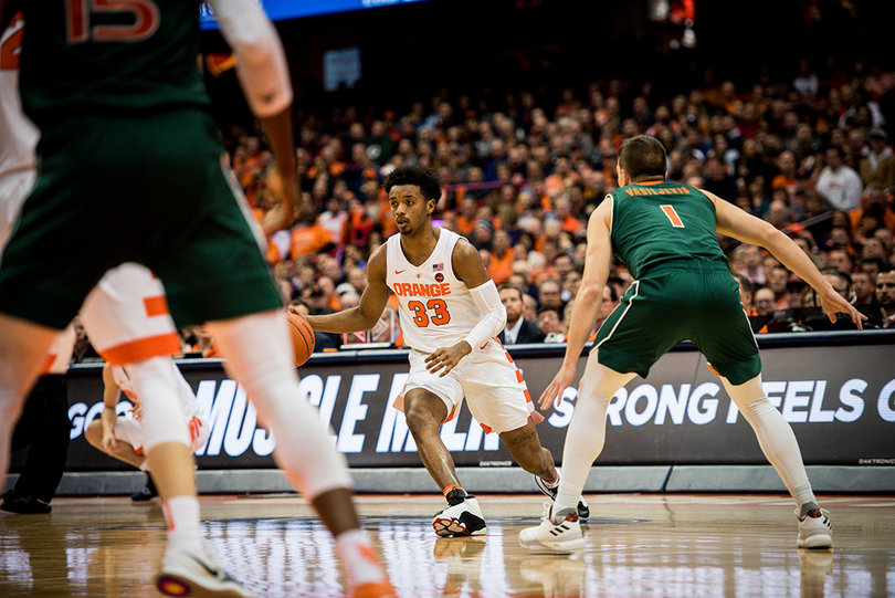 Elijah Hughes led all scorers with 22 points on 8-of-13 shooting, including six 3s. He played 37 minutes and added three assists, three steals and three blocks to fill his stat line.