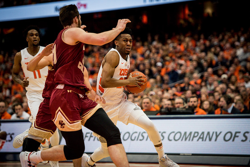 A 13-3 run, capped by 11 points from Battle, pushed the Orange lead to 20 points.