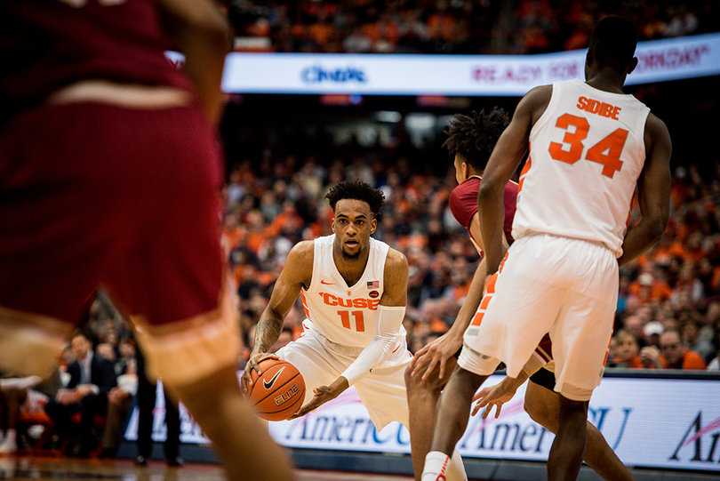 Brissett added four offensive rebounds and a block, gradually turning into the Orange's best interior player. 