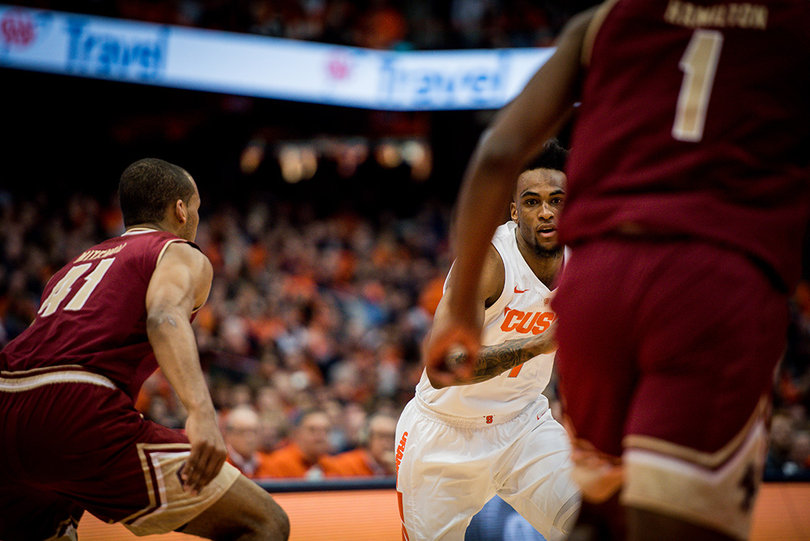 After Syracuse travels to NC State this upcoming week, the Orange hosts Louisville — a Top 25 team — and Duke, before North Carolina and Virginia visit the Carrier Dome later in February. 
