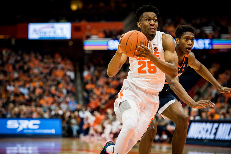 Syracuse junior guard Tyus Battle shot 5-for-19 from the field and 1-for-5 from deep, scoring 11 points with three assists. 