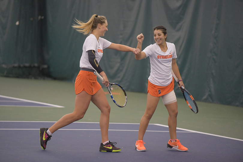 Syracuse falls to No. 29; Knutson and Ramirez ranked again in latest Oracle/ITA rankings