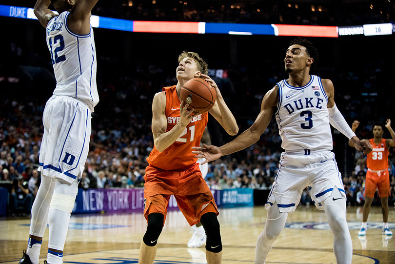 Marek Dolezaj, a sophomore forward, scored two points in 24 points. He took two shots and grabbed three boards. 
