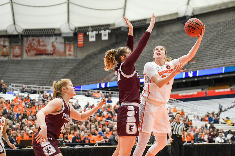 Emily Engstler scored just two points in her first game back from a brief absence.
