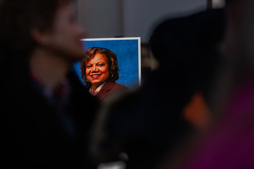 Lorraine Branham was dean of Newhouse for more than a decade. Prior to her time at SU, she was the dean of the School of Journalism at the University of Texas at Austin. 