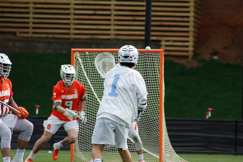 UNC's Alex Trippi had one of UNC's nine goals