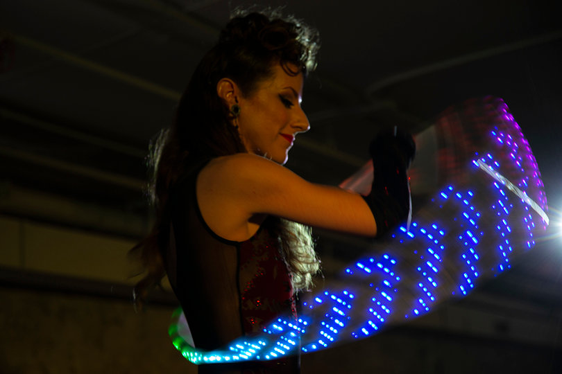 Salt City Burlesque is CNY’s premier burlesque organization. The group donned designs inspired by the 1930’s and 40’s.
