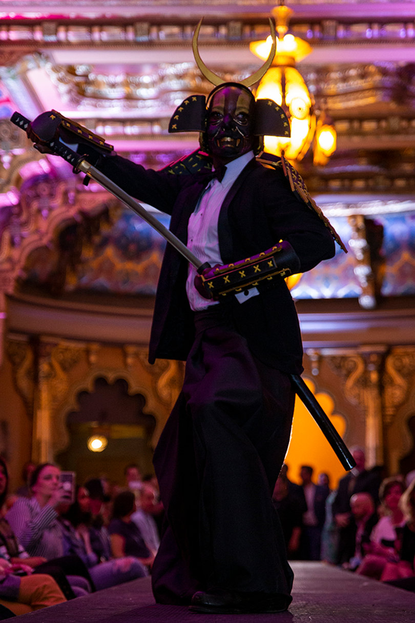 Designs by Paul Roe, the fashion was inspired for the apocalypse. 