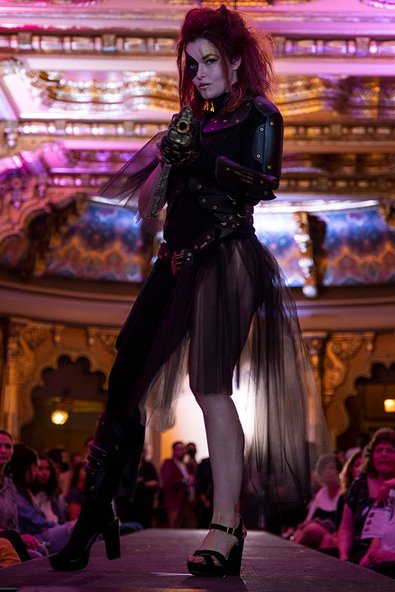 Paul Roe's designs scared the audience with their view of the apocalypse.