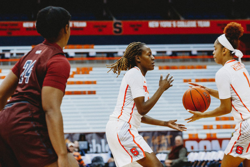 The Orange had eight total assists against the Bobcats, six less than they did against Ohio.