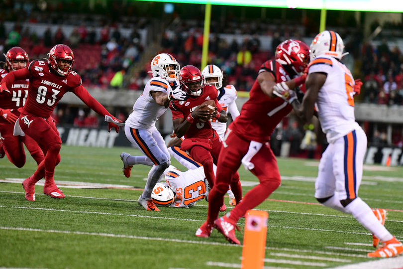 Louisville's largest lead of the game was 22. 