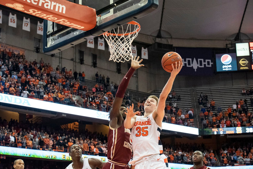 Dolezaj lays the ball up