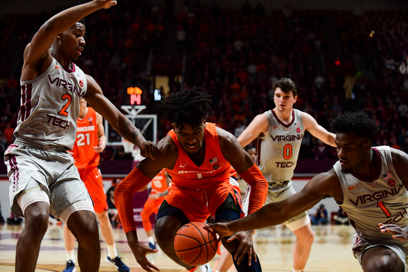 All seven Syracuse players that appeared in the first half scored. 