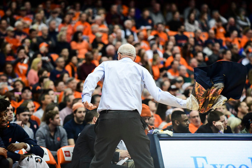 Syracuse is now 6-0 this season in games that head coach Jim Boeheim has thrown off his suit jacket.